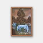 Sérénité Équine au Bord de la Rivière