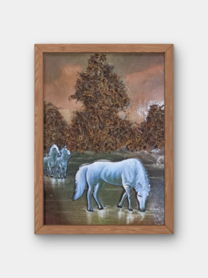 Sérénité Équine au Bord de la Rivière (3)